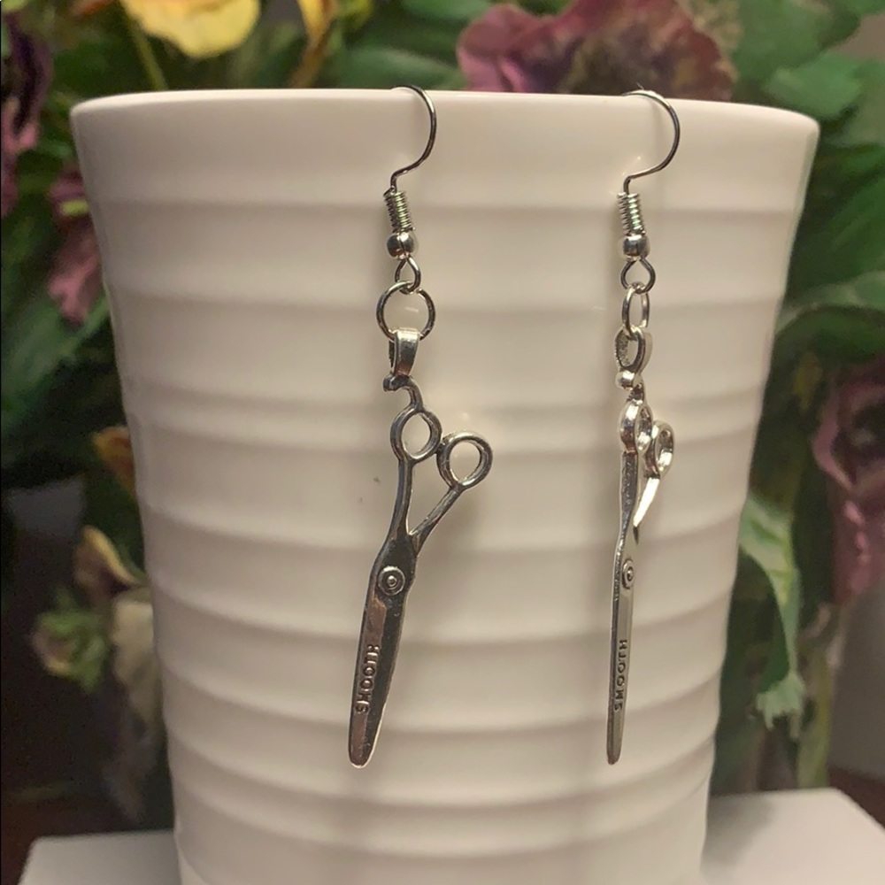Scissors or Shears Dangling Earrings